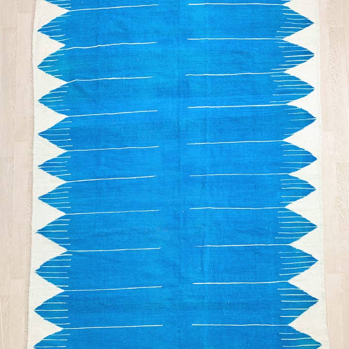 BerberNest - Vendita all'ingrosso Tappeto - Tappeto Kilim Marocchino Flateweave Blu