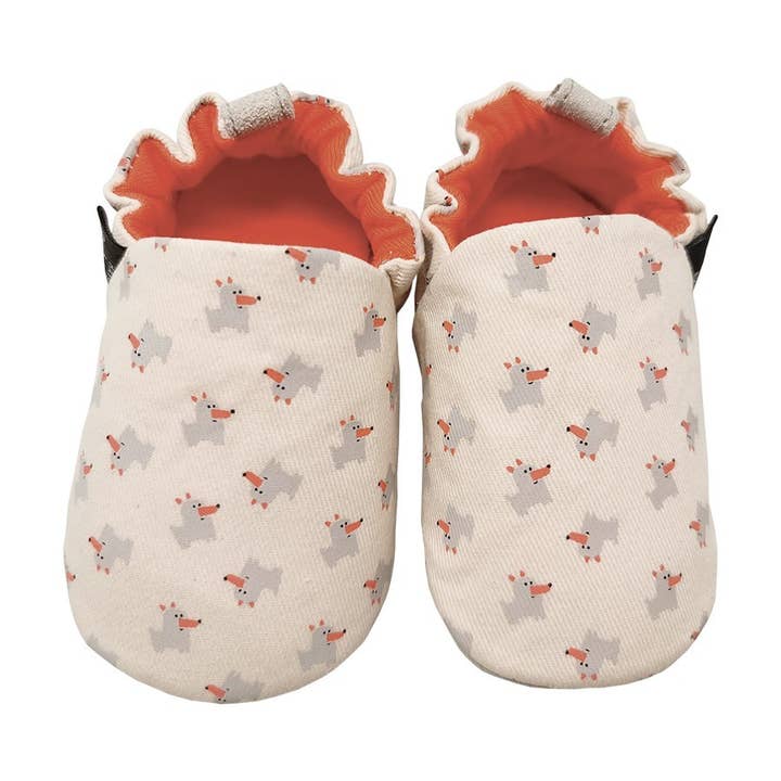 DG291P MES 1ERS CHAUSSONS LES CHIENS 6-12 MOIS pour la vente par Petit Jour Paris