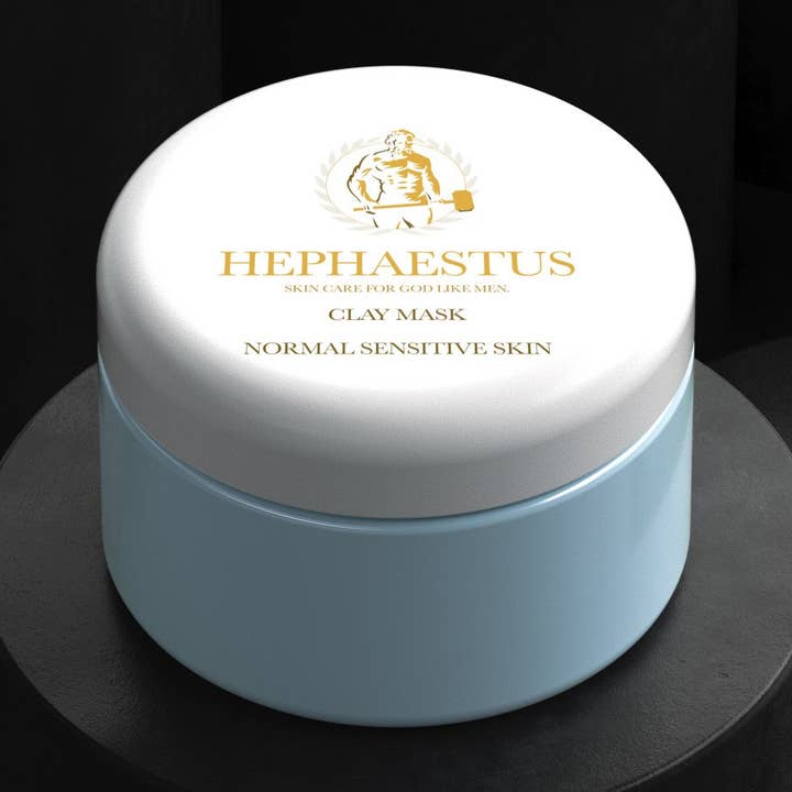 Masque à l'argile Sensi-Derm pour la vente par Hephaestus Men Skin Care