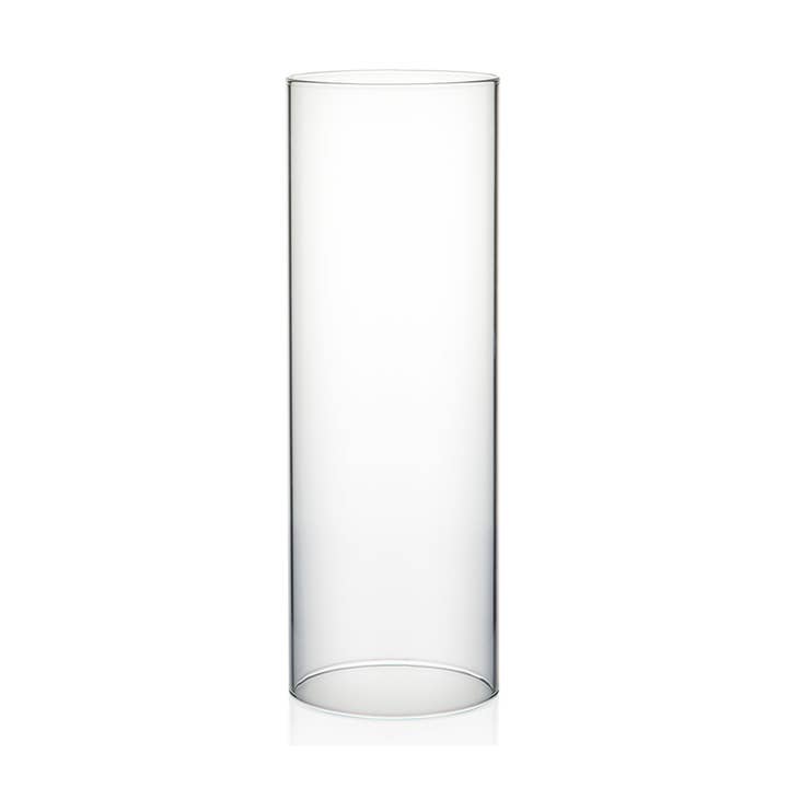 WGV Clear Hurricane Candle Shade Chimney Tube- 4" x 12"H for wholesale by WGV International