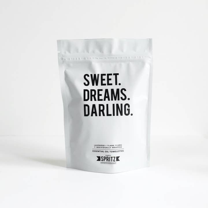 Happy Spritz - Wholesale Face & Body Wipes - Sweet Dreams Darling Towelettes 7 Day Bag2