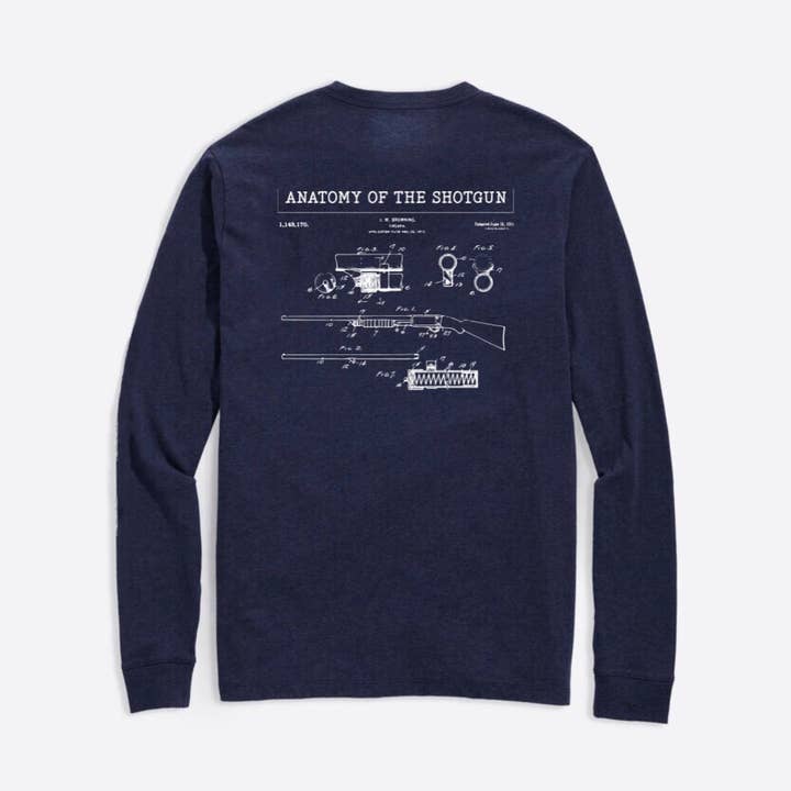 Seeds II Seams - Wholesale Screen Printed T-Shirt - Men's - Anatomy of the Shotgun L/S0