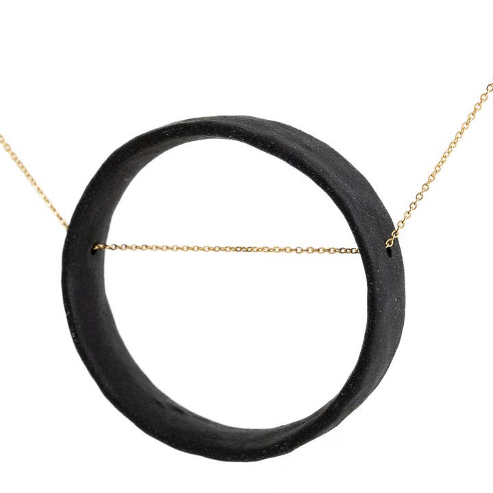 Jenna Vanden Brink Ceramics - Wholesale Pendant/Charm Necklace - Circle Necklace