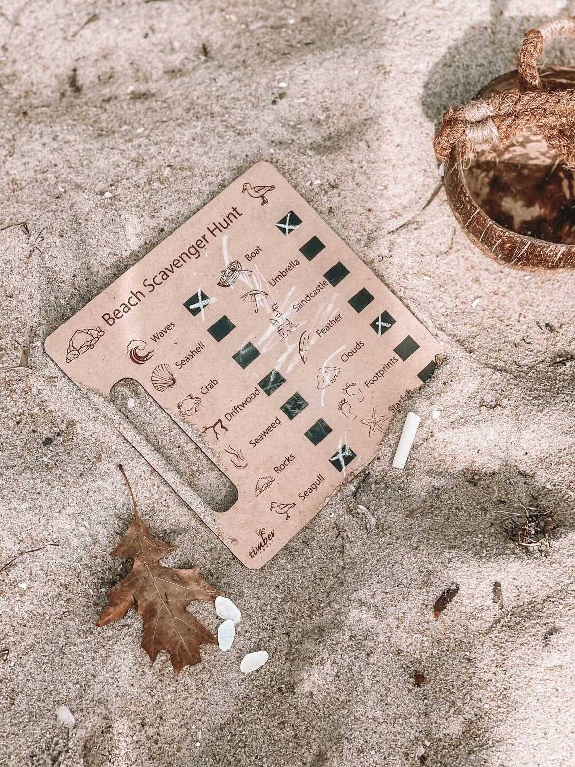Timber Tots - Wholesale Beach/Pool Toy - Kids & Baby - Beach Scavenger Hunt Board0