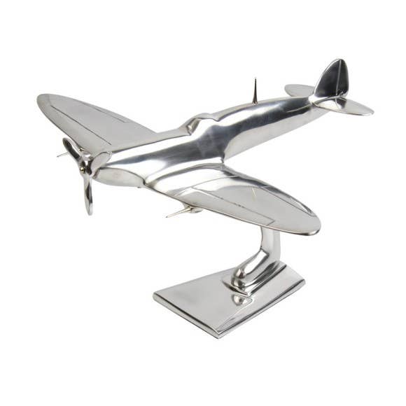 Nauticalia – wholesale Decorative tabletop object – Aluminium Spitfire Sculpture2