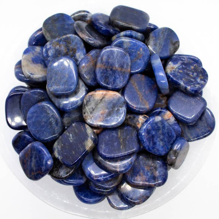 Sodalite Smooth Small 1/2kg- 1lbs for wholesale by Quasar Gems USA