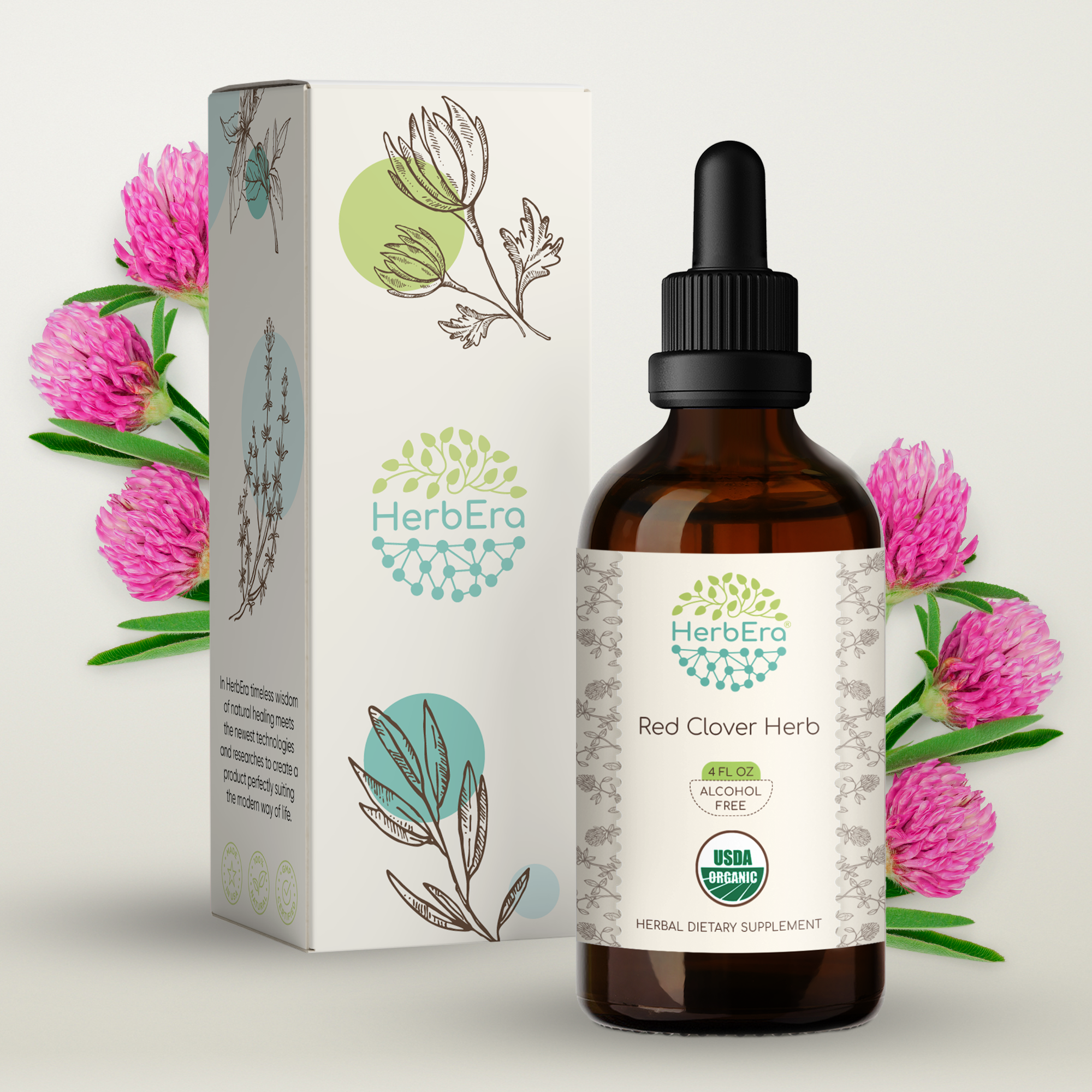 HerbEra - Wholesale Tincture - Red Clover Herb Tincture14