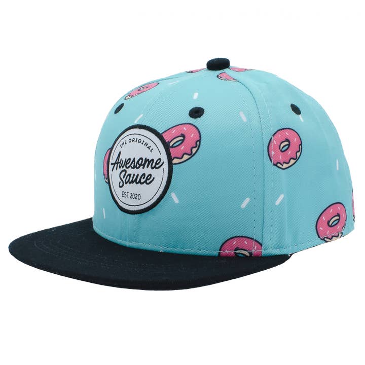 Pink Glazed Donuts - Børnehue - Kasket - Snapback for engroshandel hos Awesome Sauce