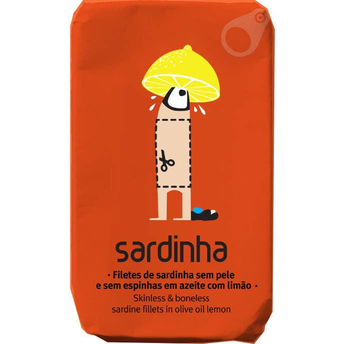 Sardinha - Wholesale Tinned fish - Skinless and boneless sardine fillets with lemon