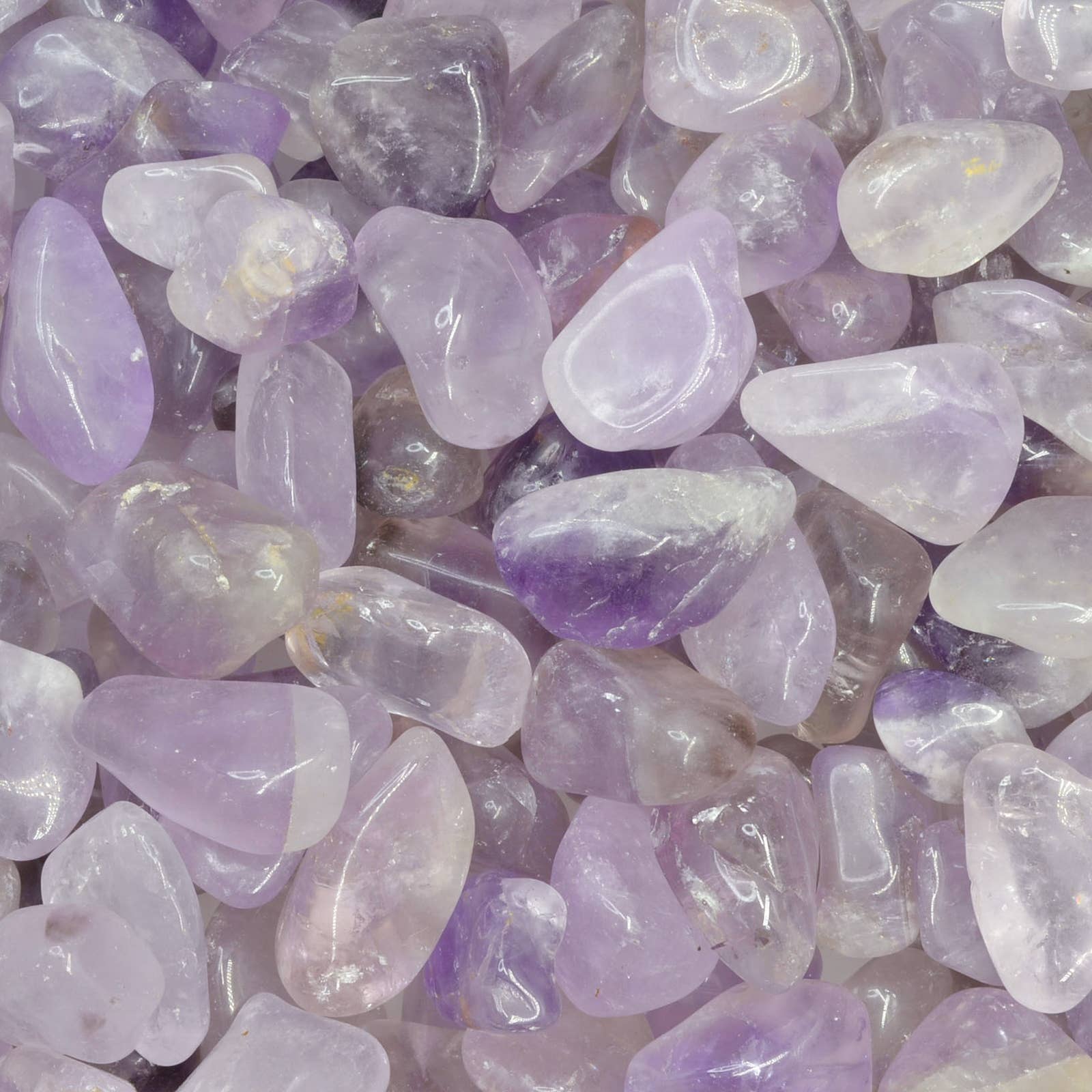 Fantasia Mining - Wholesale Spiritual Stone/Crystal - Tumbled Amethyst - M - B Grade - Brazil (1 lb)3