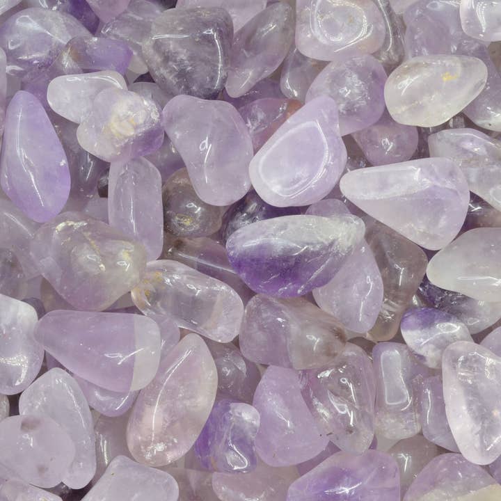 Fantasia Mining - Wholesale Spiritual Stone/Crystal - Tumbled Amethyst - M - B Grade - Brazil (1 lb)3
