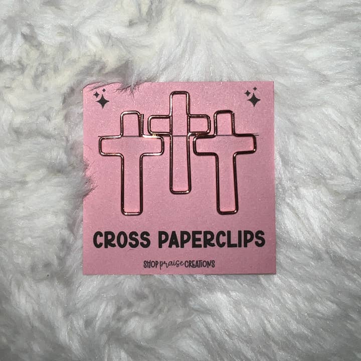 Cross Paperclips, Bible Accessories for wholesale by Shop Praise Creations