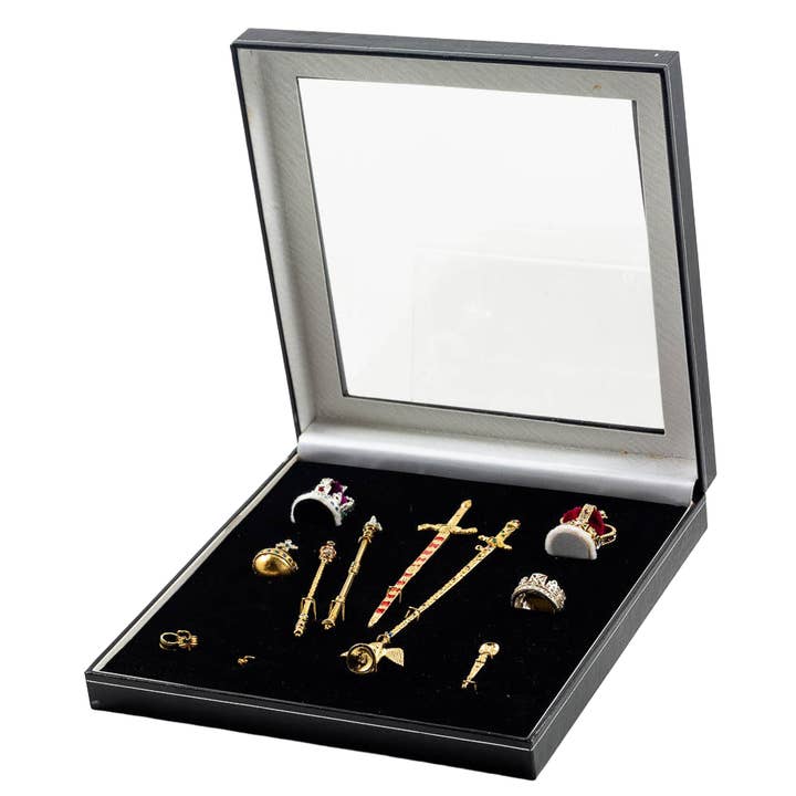 Coronation Crown Miniature Set 12 Piece for wholesale by Timeline Gifts Ltd