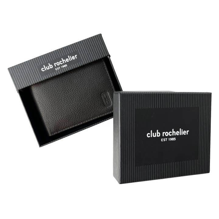 Club Rochelier - Wholesale Wallet - Men's - Men's Slim Wallet With Zippered Pocket13