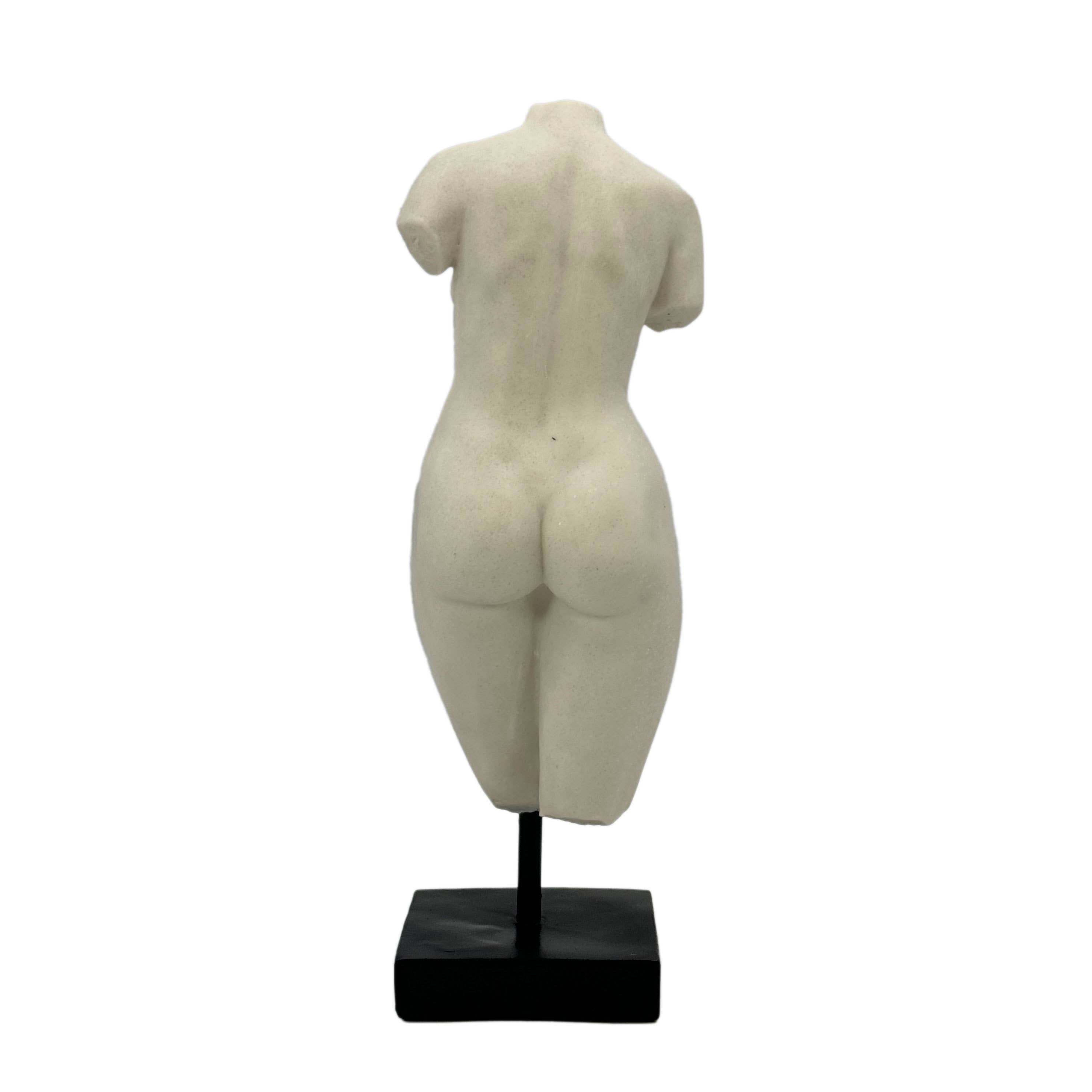 Galt International Company - Wholesale Decorative Figurine - Poly-Marble Torso Bust Greek Roman Tabletop Statue 15"1