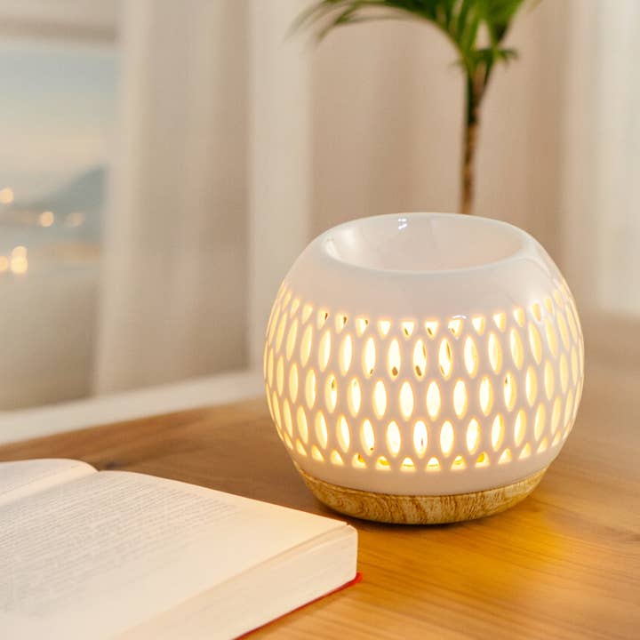 Zen'ArĂ´me - Wholesale Oil Warmer - Scented burner, ceramic lattice scented wax melt4