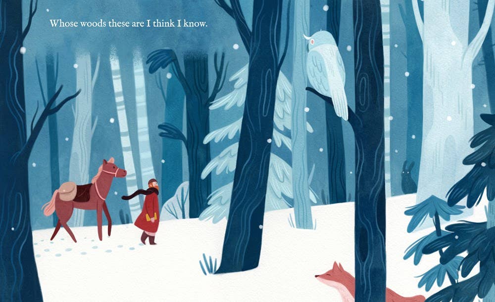 Familius, LLC - Wholesale Preschool Book (3-5) - Stopping By Woods on a Snowy Evening1