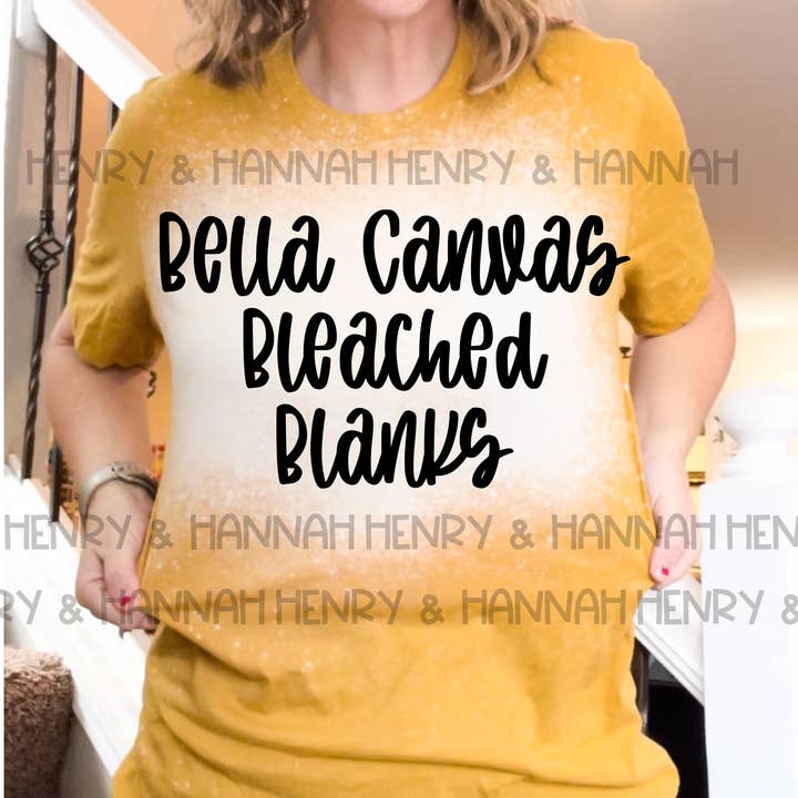 T-shirt blanc blanchi, Wholesale Banks, Bella Canvas pour la vente par Henry and Hannah