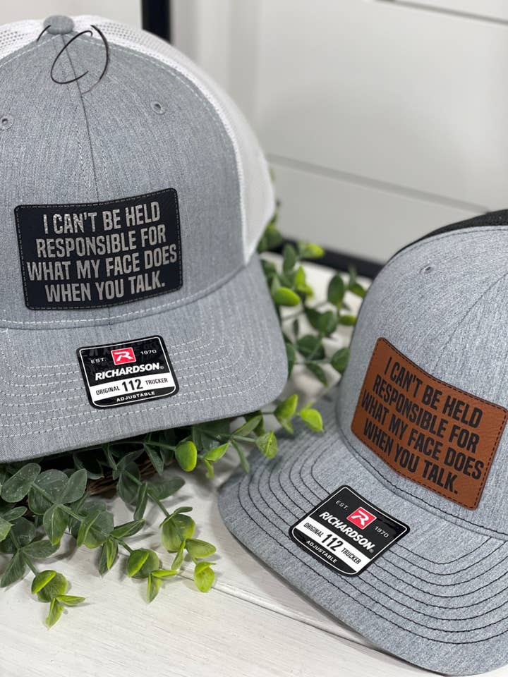 Adult Not Responsible... When You Talk Patch Snapback Hat for wholesale by CMD Wholesale