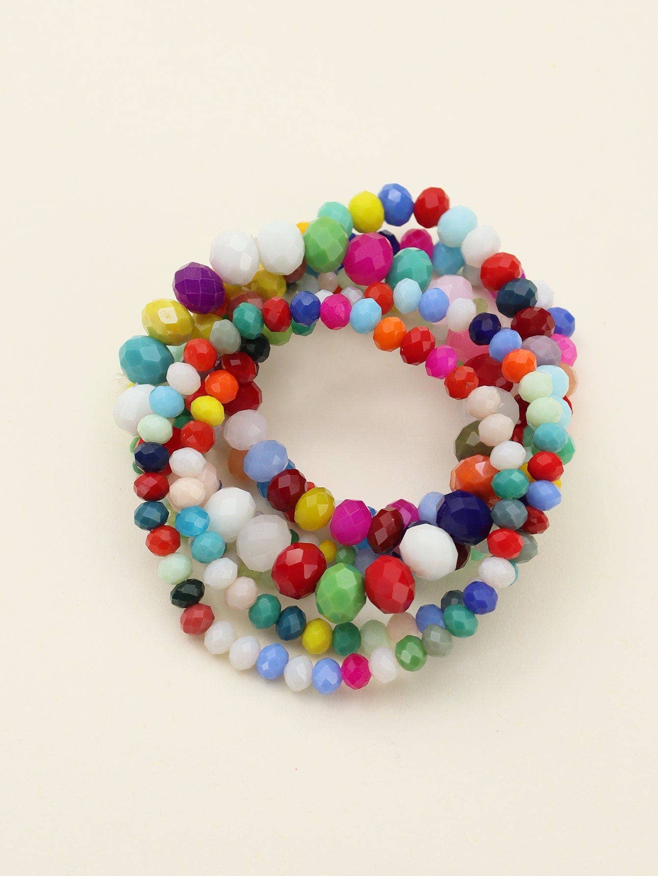 MiMi Wholesale - Wholesale Jewelry Set - CB2177 7 Piece Glass Beaded Bracelet Jewelry Set4