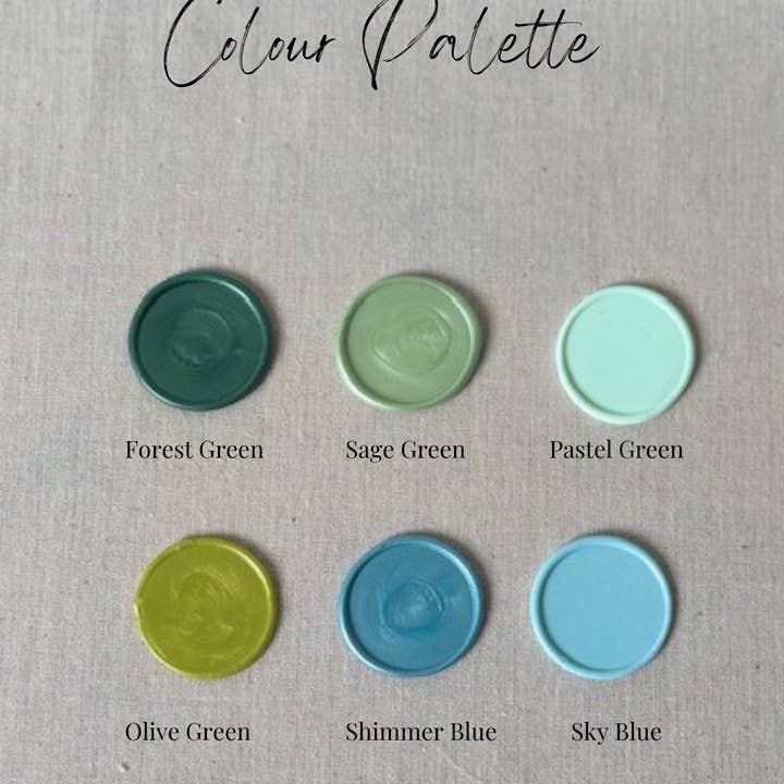 Amberleigh Home Crafts - Wholesale Sealing Wax - Heart Wax Seal Set - pack of 9 seals3