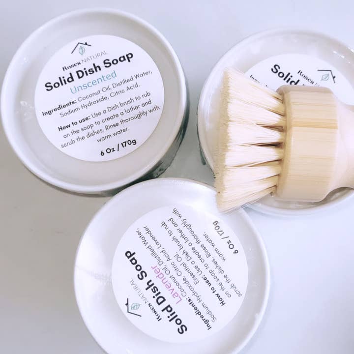 Savon à vaisselle solide pour la vente par Roses Natural
