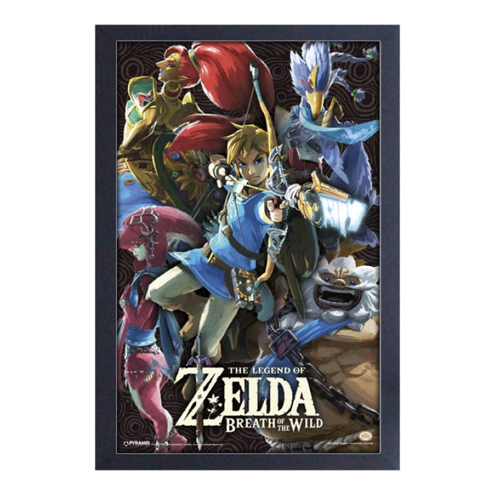 Pyramid America - Wholesale Art Print - Zelda - BotW - Divine Beasts Framed Print