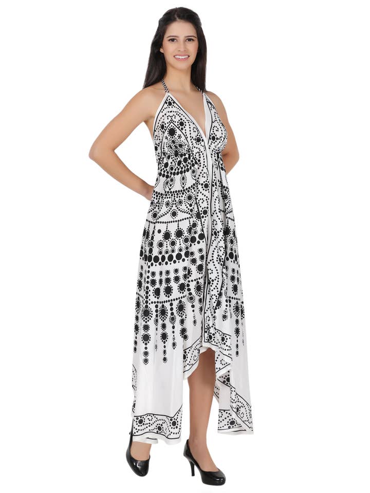 Assorted Halter Top Scarf Dress 1953 for wholesale on Faire