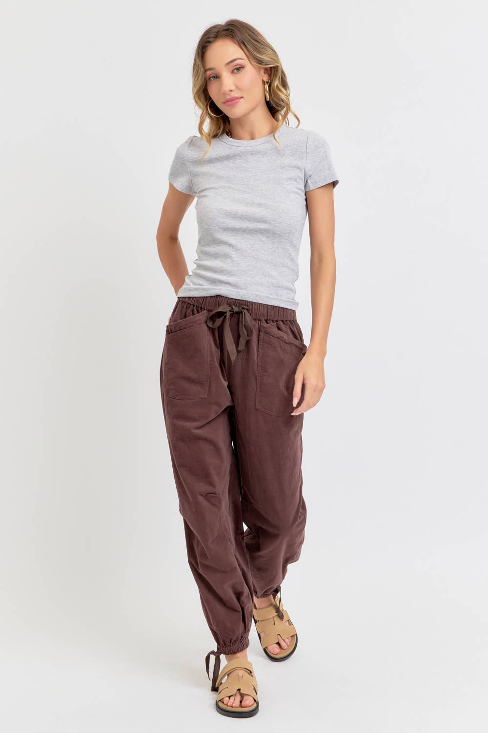Sweet Lovely by Jen – wholesale Lounge Sweatpants/jogging bottoms – Women's – CORDUROY PULL-ON-PANTS/JOGGER17