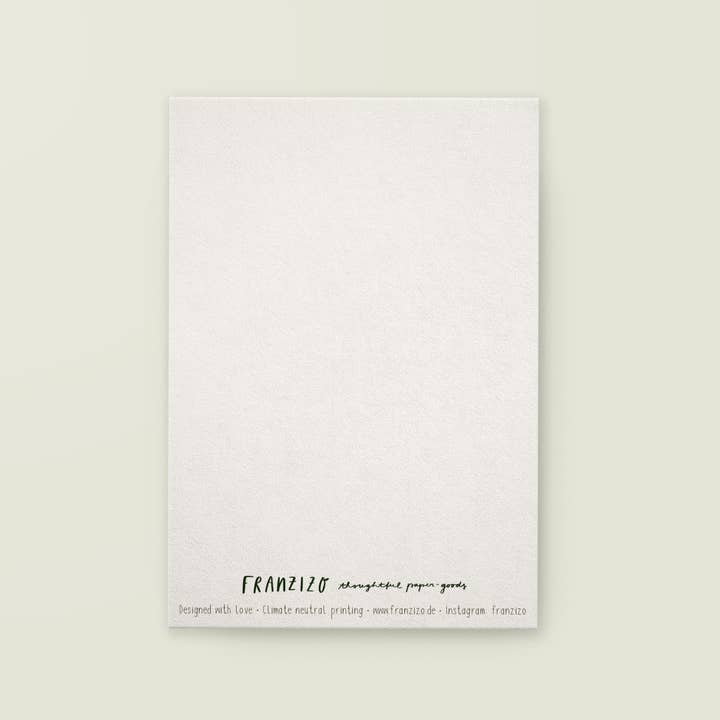 franzizo nachhaltige papeterie - Wholesale Postcard - Postcard” Dandelion”