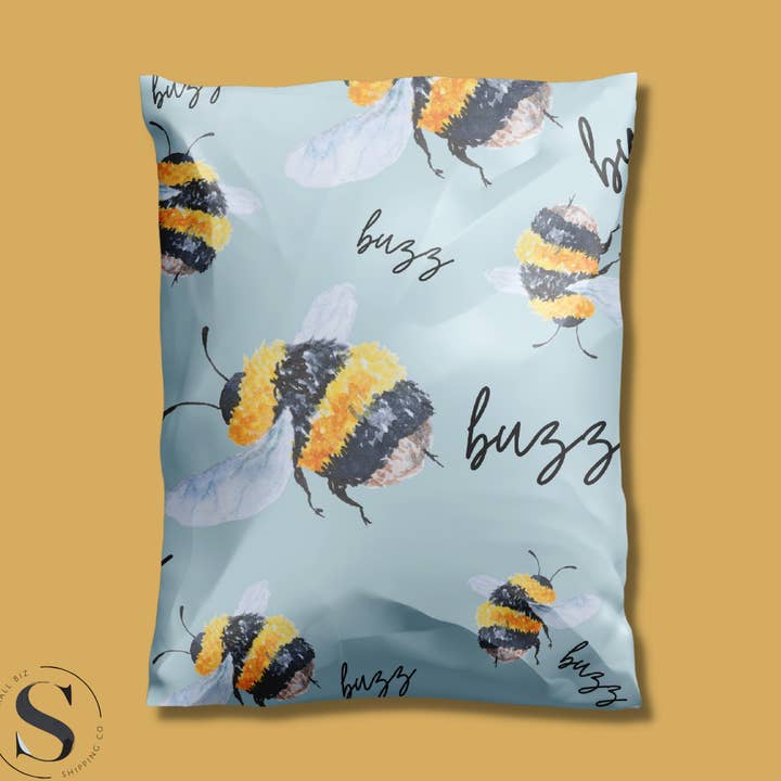 Small Biz Shipping Co - Wholesale Envelopes - 10x13" Poly Mailer - Bumble Bee0