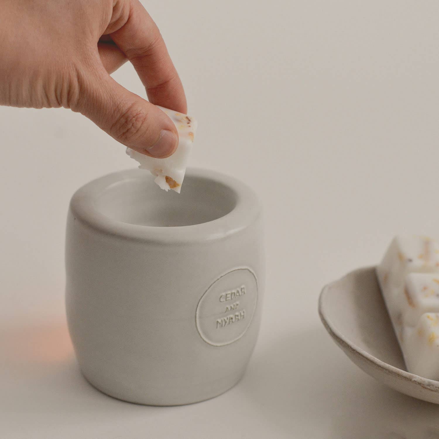 Cedar and Myrrh - Wholesale Wax Melt - Natural Palo Santo Scented Wax Melts | 6 Cubes3