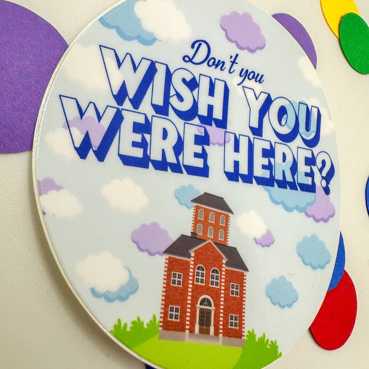 TJ Klune / Cerulean Sea Inspired Weatherproof Vinyl Sticker for wholesale by The Rainbow Bookshelf