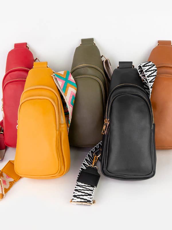 The Arden | Sling Bag with Guitar Strap for wholesale by Babs + Birdie