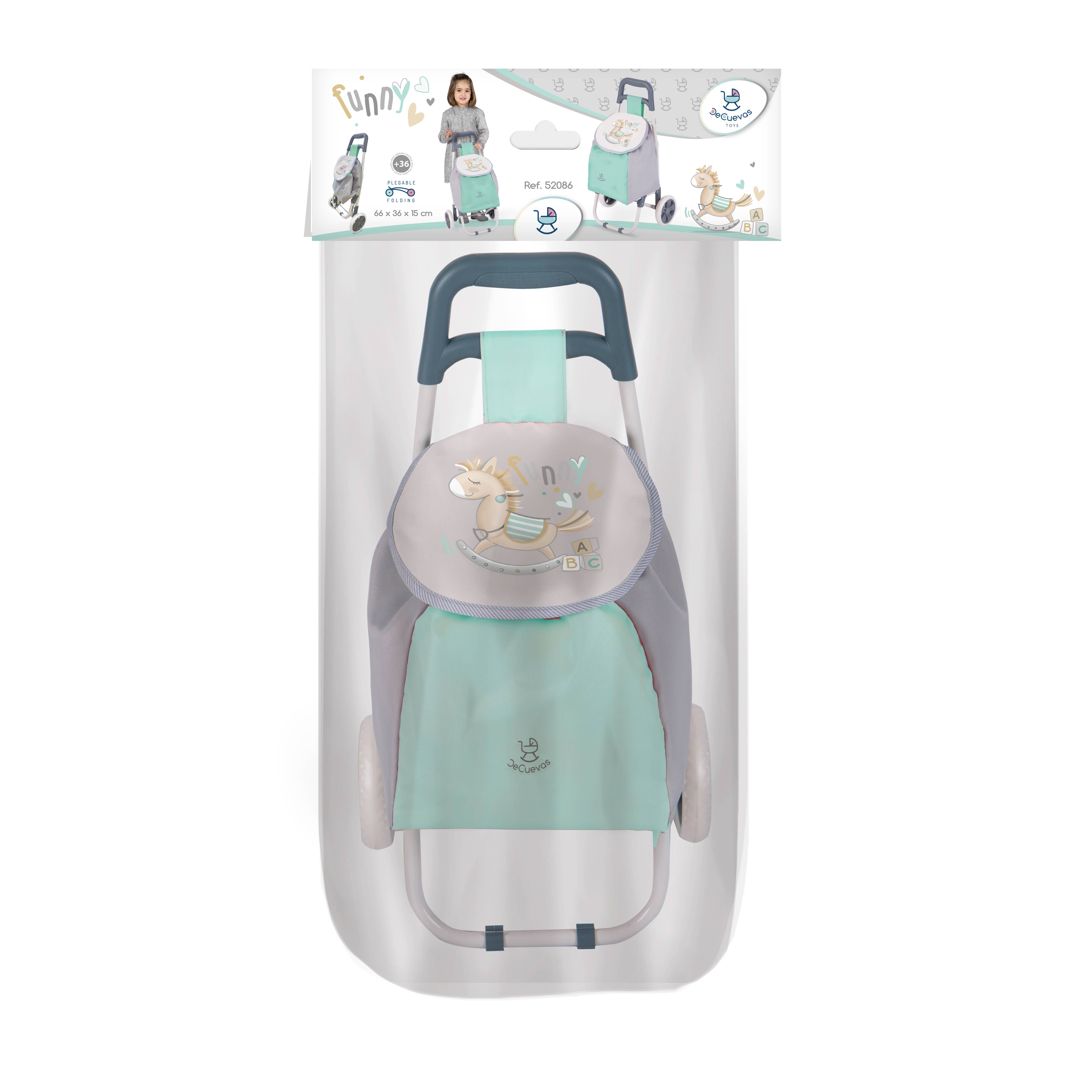 DeCuevas Toys - Wholesale Shopping Cart - 52082 SHOPPING CART - FUNNY GREEN4