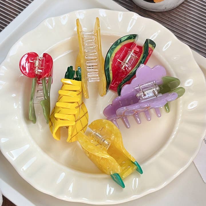 Niche acetic acid fruit-style gripper for wholesale by Lily Clothing