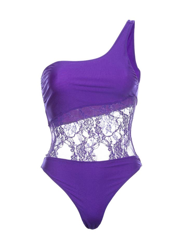 "La Sportive" SNØREBADDRAGT - VIOLET for engroshandel hos The Gold Key