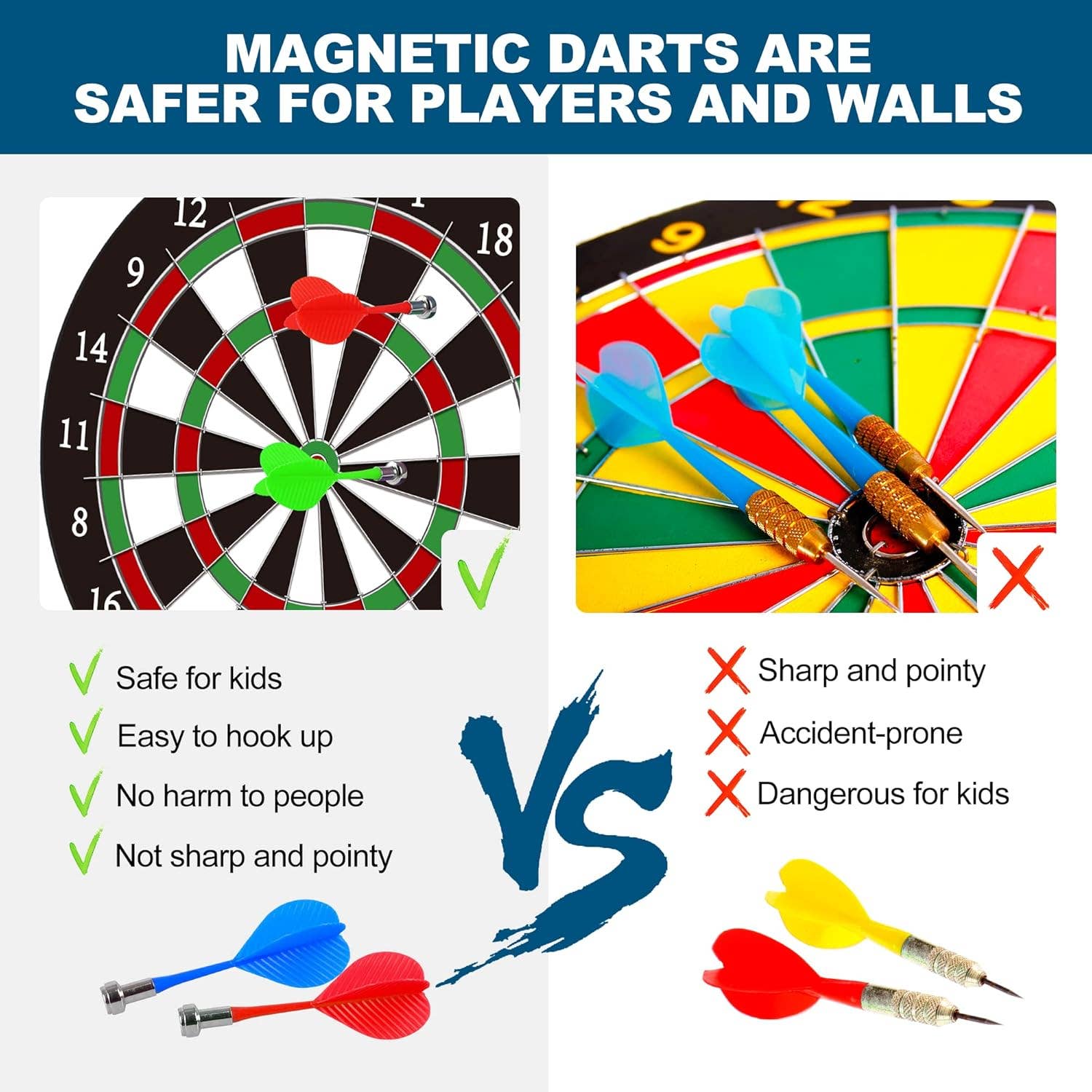 VIGOR - Wholesale Board Game - Magnetic Dart Board 12pcs Magnetic Darts Excellent Indoor2