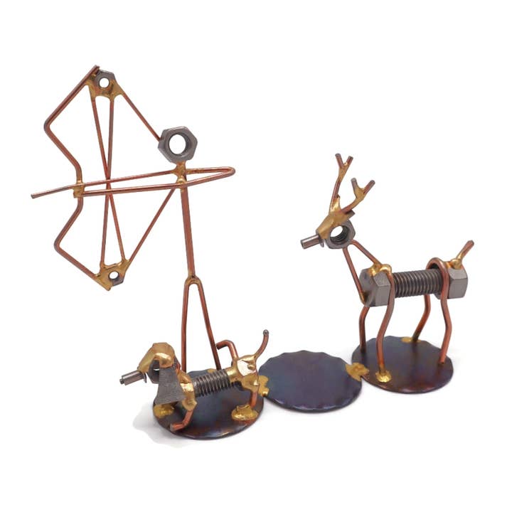 Hunter with Compound Bow for wholesale by Rock Creek Metal Craft