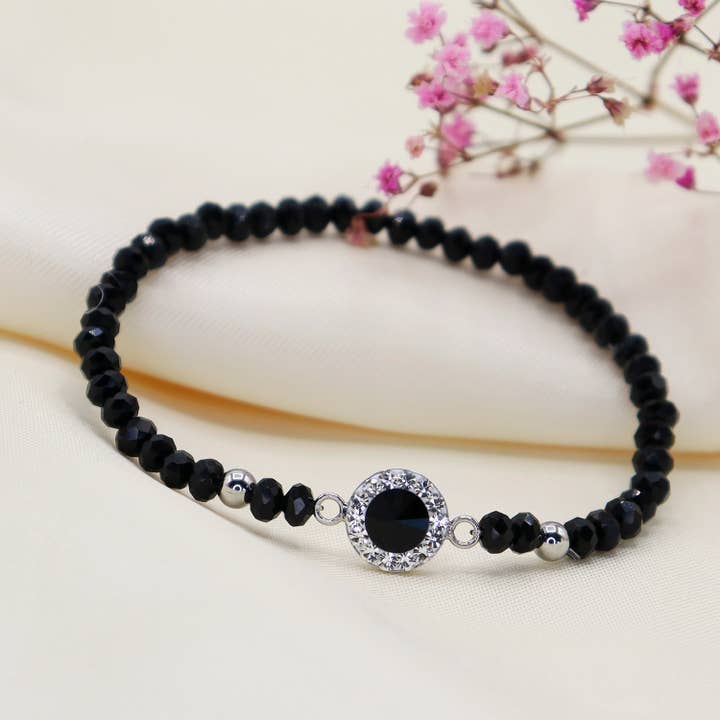 Impala - Wholesale Beaded Bracelet - Letizia jet bracelet