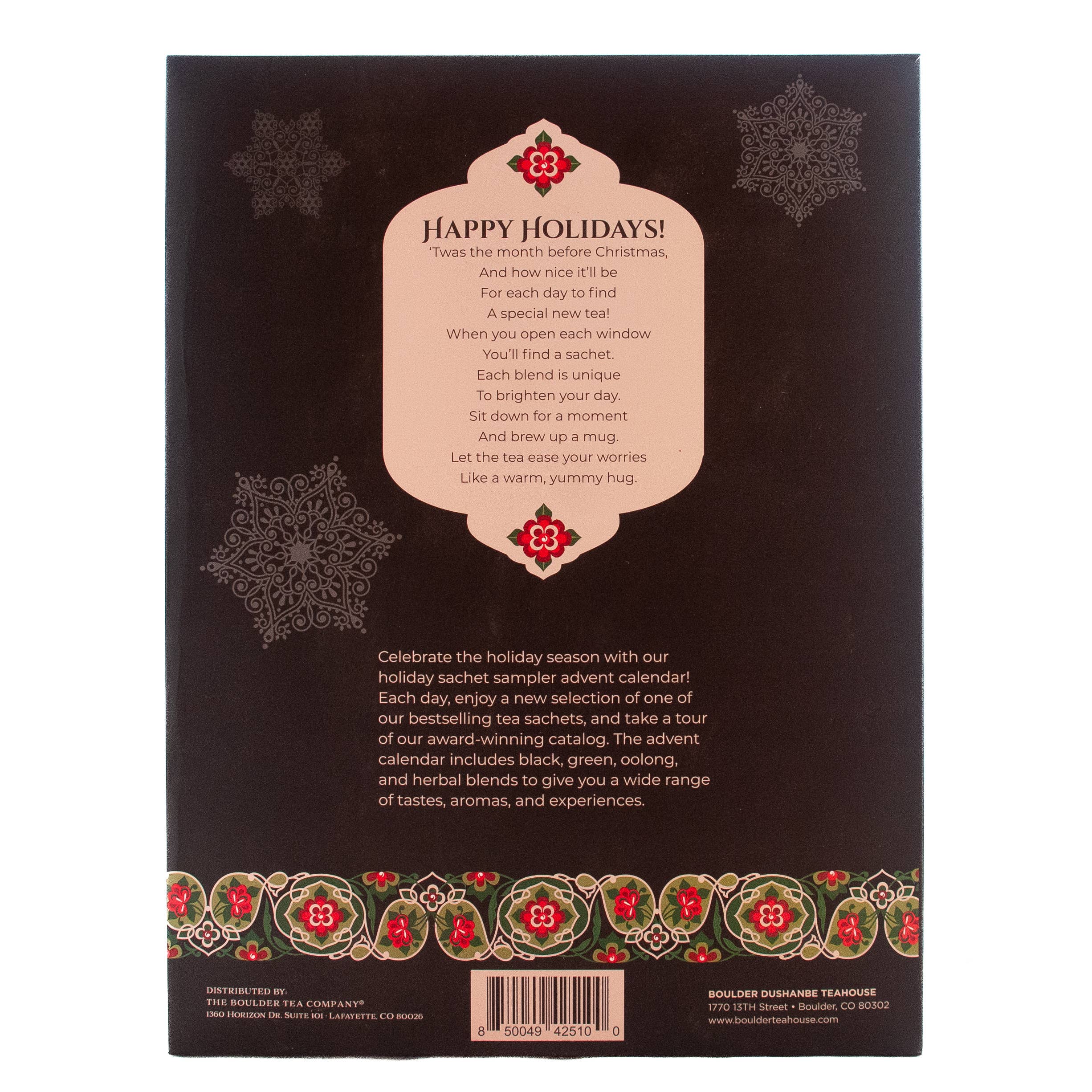 Boulder Tea Company – Calendário do advento por atacado – Calendário do Advento da Hora do Chá3