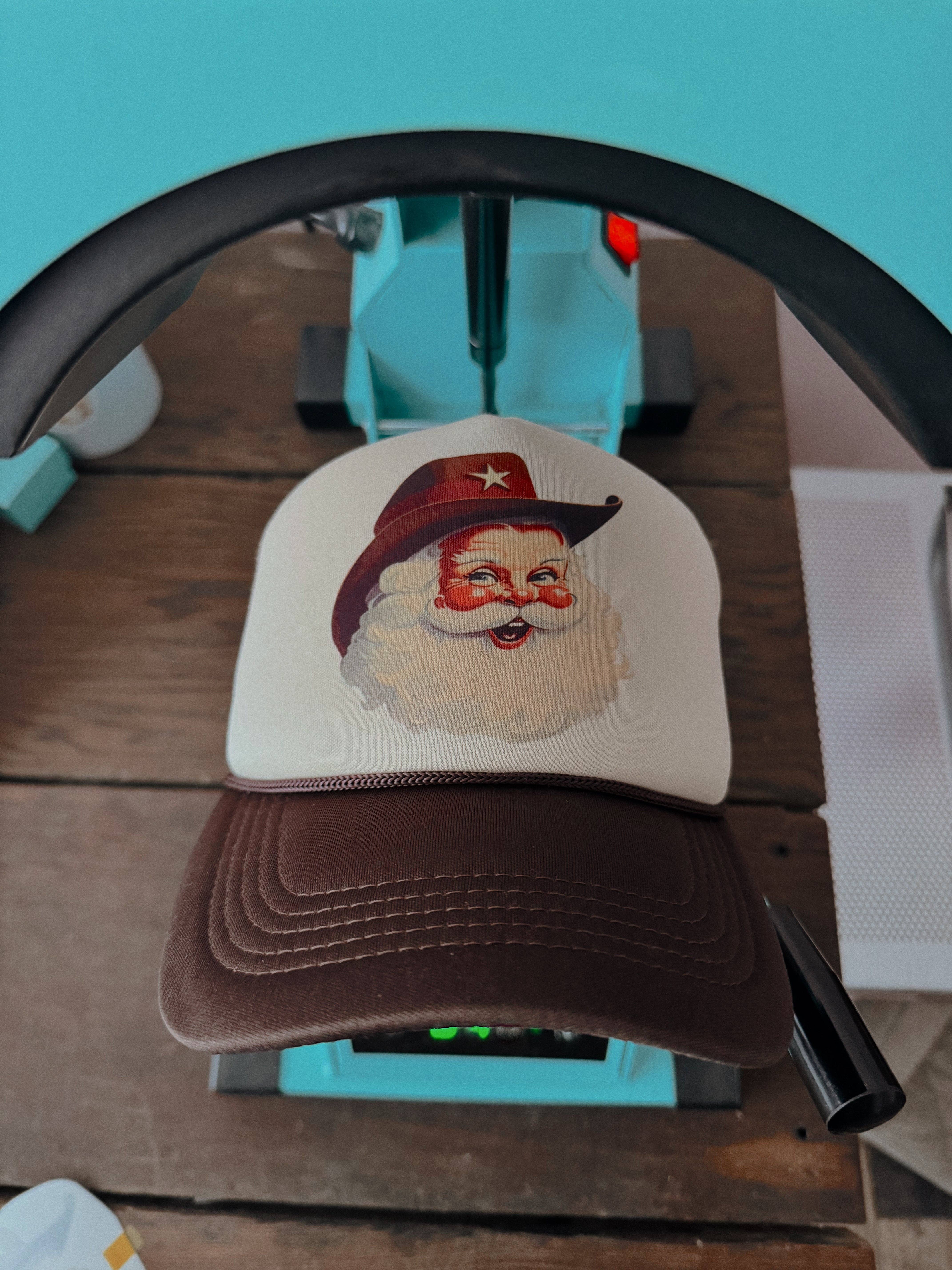 Western Vintage Babe - Vendita all'ingrosso Cappellino  da camionista - Unisex - COWBOY SANTA CAMIONISTA1