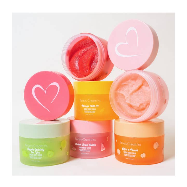 PINEAPPLE Beauty - Wholesale Body Scrub/Exfoliant - Beauty Creations FC-BS6 Cherry Sugar Body Scrub - 6pc