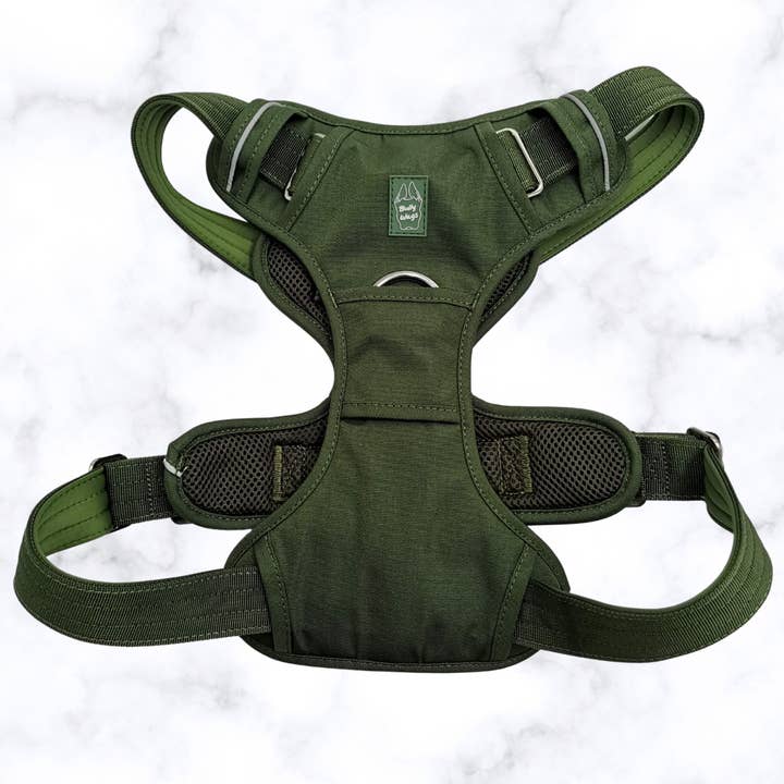 Heavy-Duty Everyday Harness - Cactus Green for wholesale on Faire