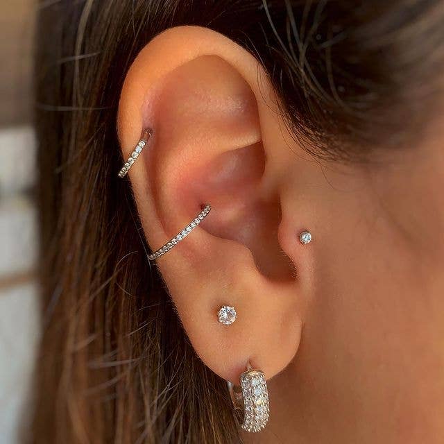 Schmuckgroßhandel - Venta al por mayor Pendiente sin pareja - Piercing Conch Clicker de titanio3