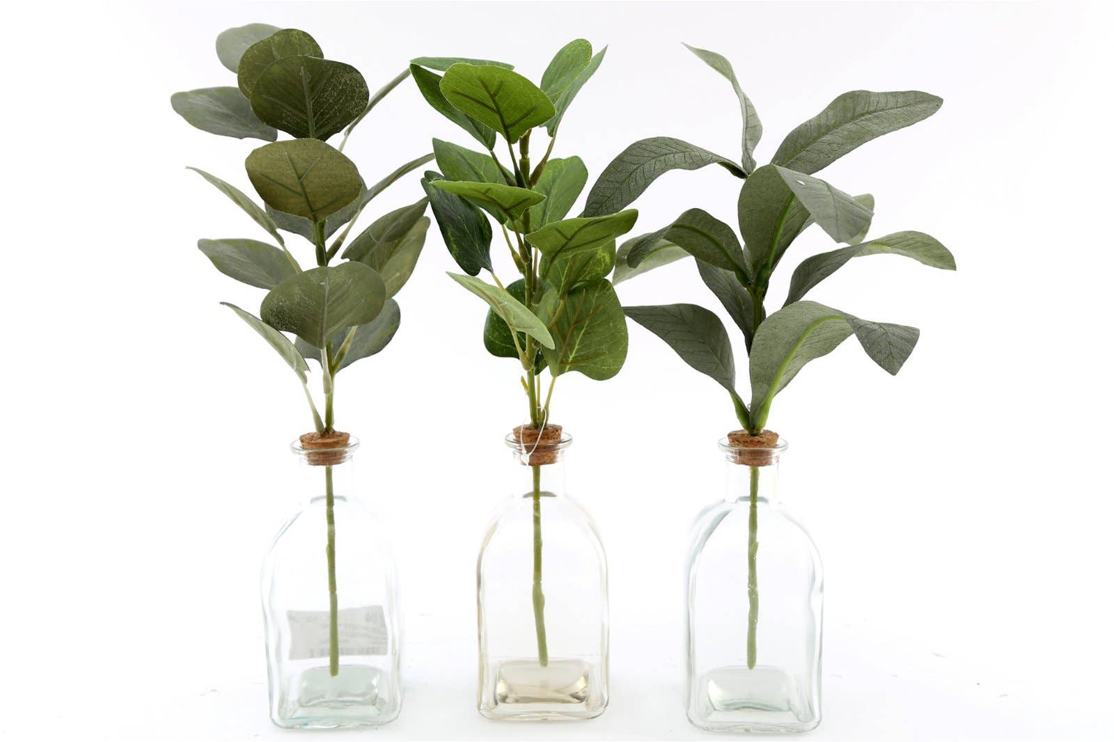 Geko Products – wholesale Artificial plant – Set of Three Artificial Leaf In Vase
