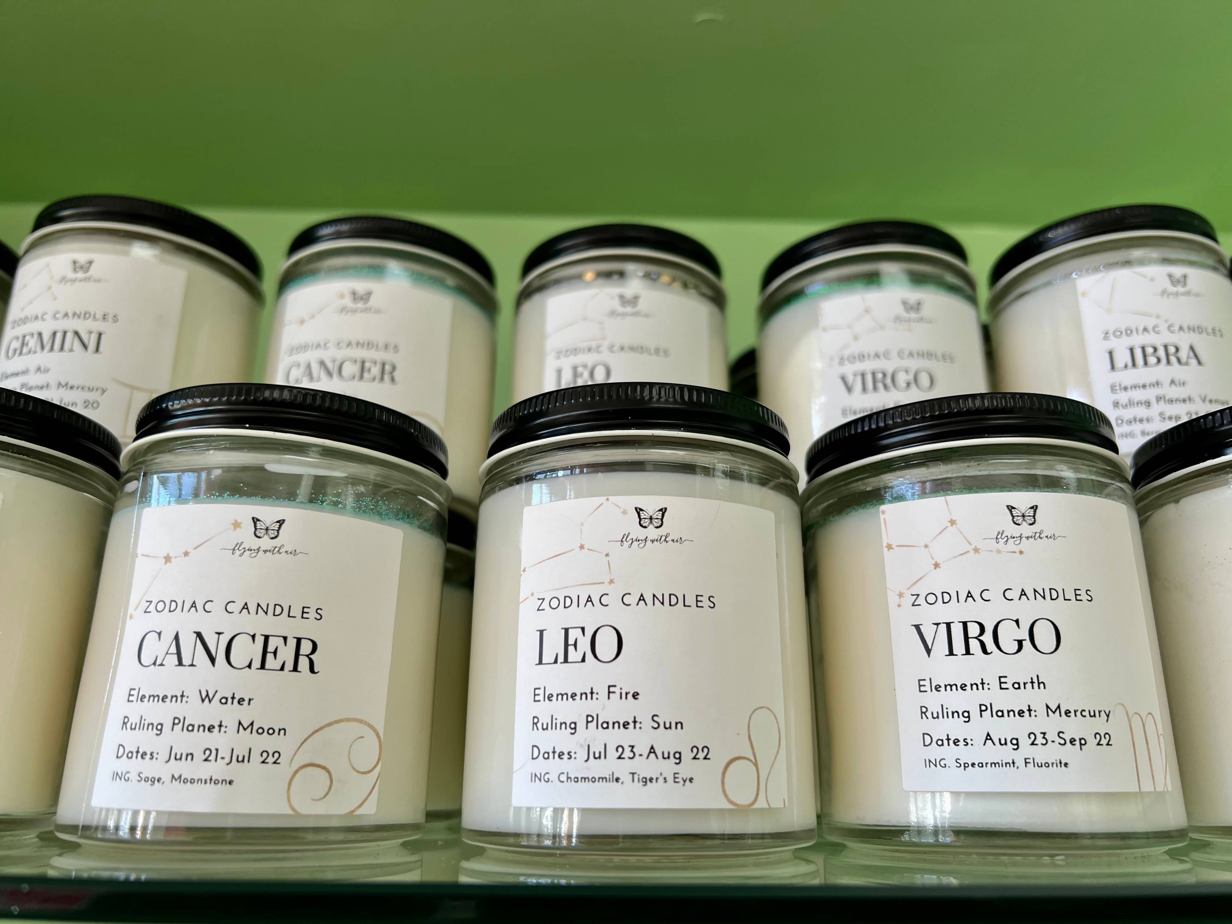 Element Apothecary – wholesale Burkljus – Zodiac astrologi Crystal avsikt ljus uppsättning 125