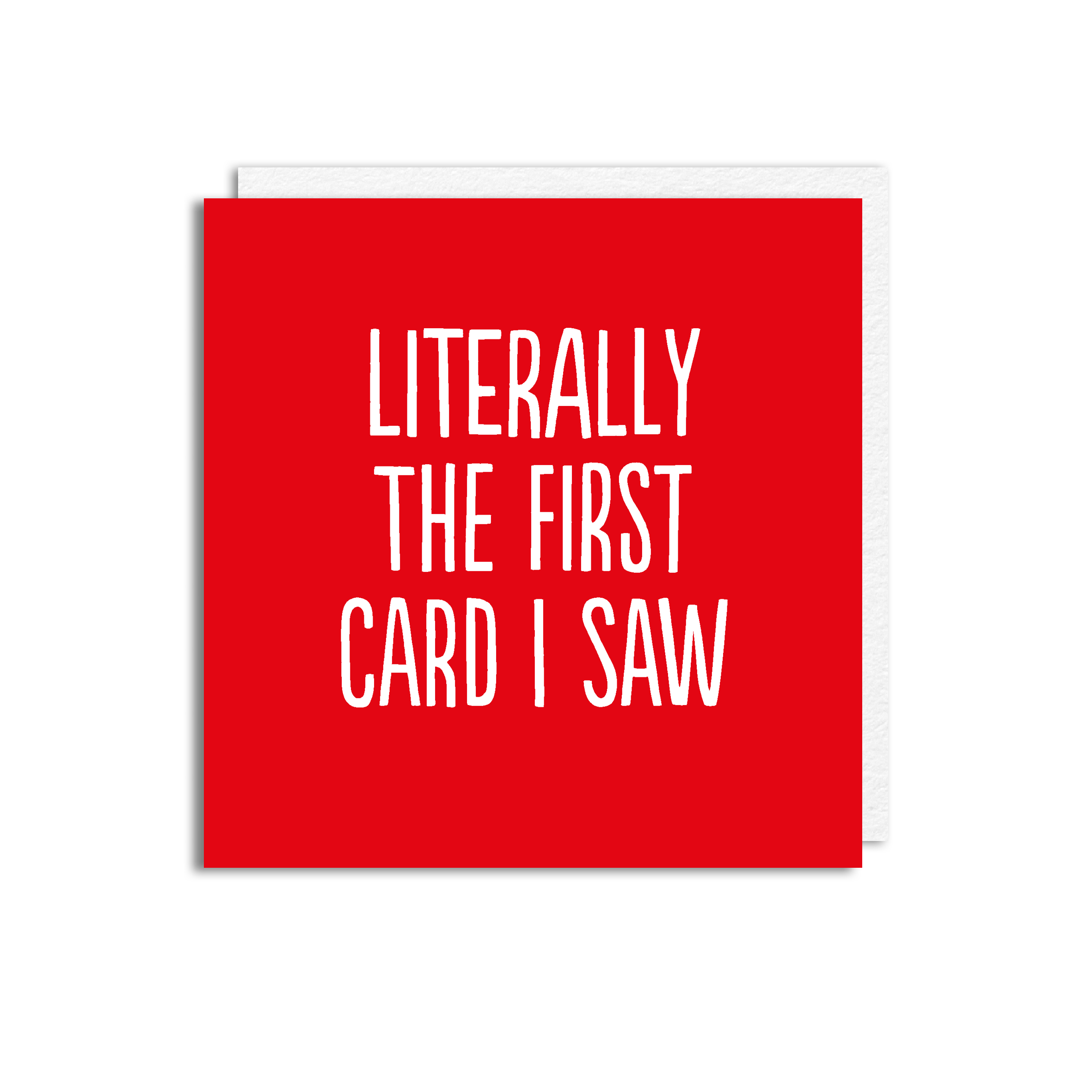 The Buddy Fernandez Card Company - Venta al por mayor Tarjetas de felicitación - Tarjeta divertida para uso diario: «Literally First Card»1