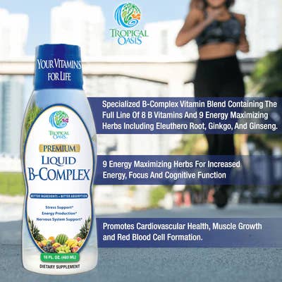 Tropical Oasis - Wholesale Oral Supplement/Vitamin -
Tropical Oasis Premium Liquid B-Complex 2