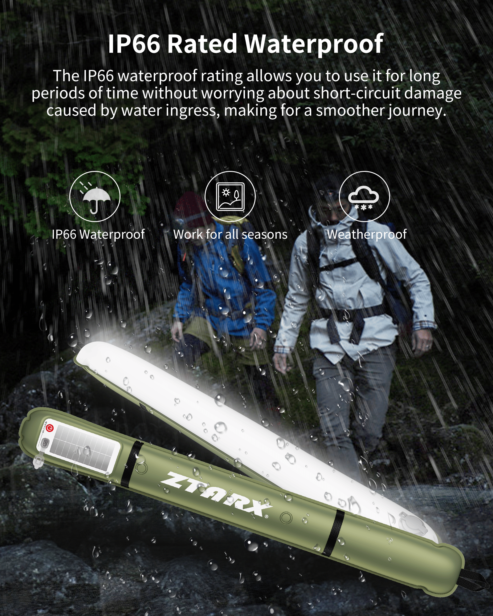 Hard Rock Health Stores - Wholesale Flashlight - Inflatable LED Tube Camping Light5